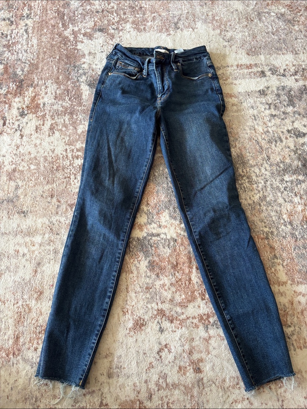 Good American Dark Indigo Skinny Jeans